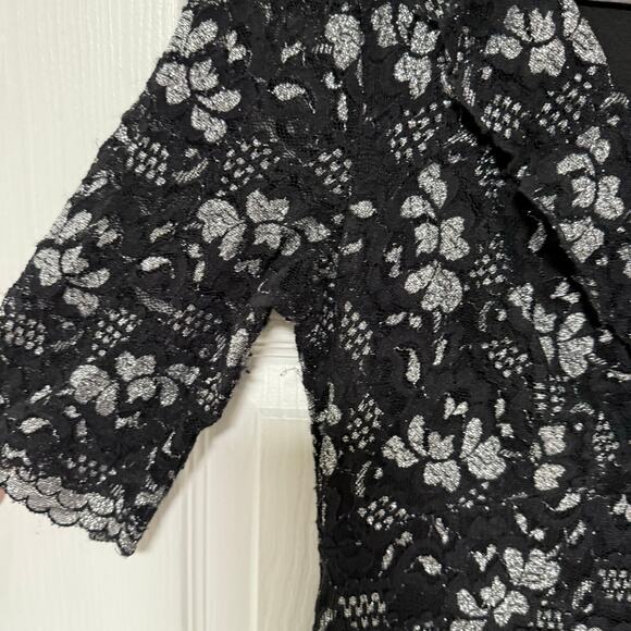 Rabbit Rabbit Rabbit Women's Floral Lace V-Neck Dress Size 6 - Picture 6 of 16